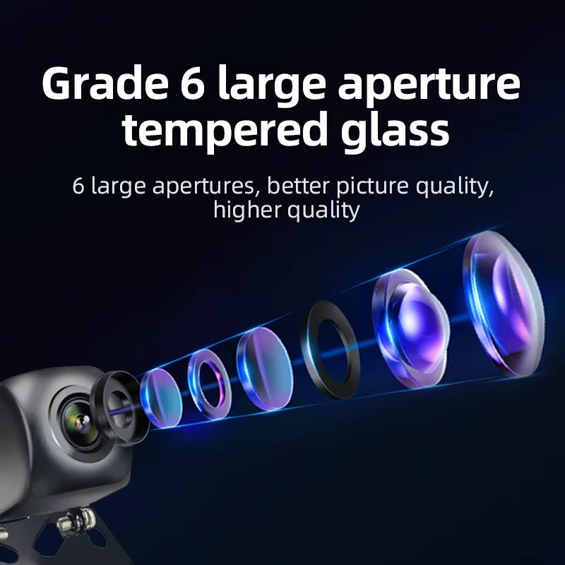 Camera 4/12LED AHD 1080P Car Rear View Night Vision Reversing Automatic Parking Monitor CCD Waterproof Degree High-Definition